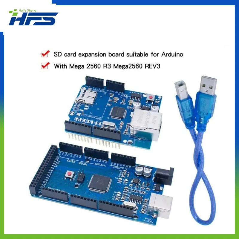 

UNO Ethernet W5100 network expansion board SD card Shield for arduino with Mega 2560 R3 Mega2560 REV3