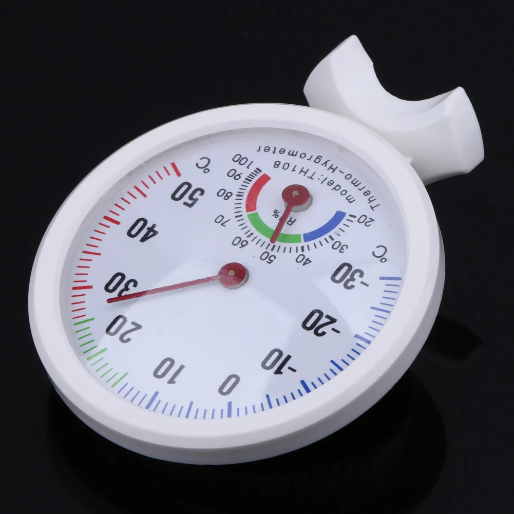 Dekoratives Luftfeuchtigkeits-/Temperaturanzeige im Glockenstil – analoges Hygrometer (-30 ° C bis +50 ° C) für Garten-, Gewächshaus- und Außenbereiche