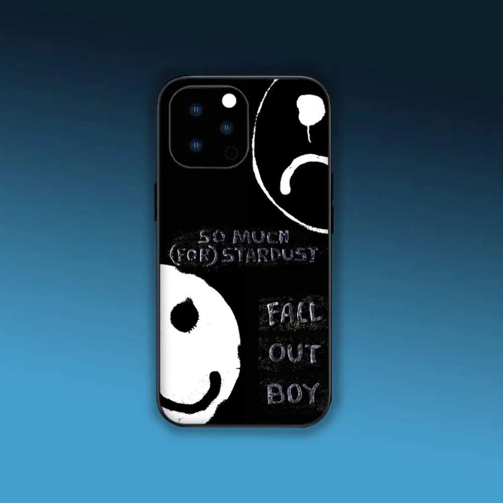 Rock Band Fall Out Boy Phone Case For Xiaomi 12 11 Pro K40Pro Redmi Note7 8 9 Black Shell