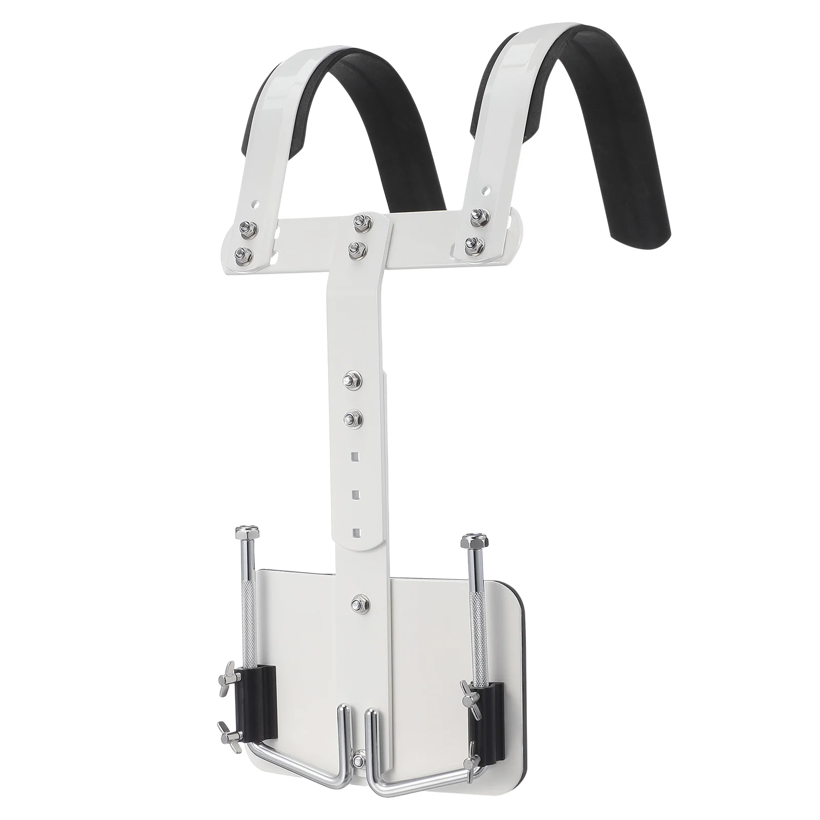 إطار خلفي لطبل كمين، حامل من سبائك الألومنيوم عالي التحمل، سهل التجميع، تفكيك لأداء المسيرة، للاستخدام باللون الأبيض