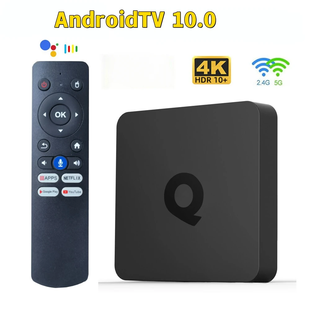 

ATV Q1 H313 Android 10 Smart TV Box Allwinner H313 2GB 16GB 2G 8G Dual Wifi AndroidTV BT5.0 4K HD Set Top Box Media Player