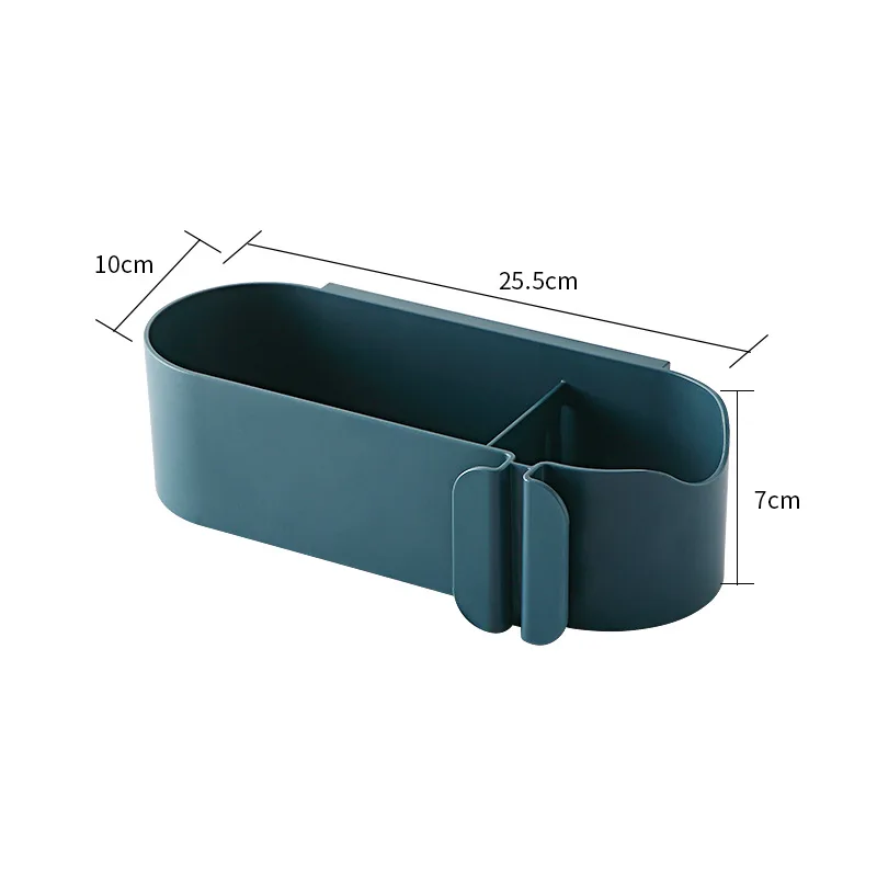 Rak Kamar Mandi Inkognito Kotak Penyimpanan Makeup Berperekat Plug Hook Rak Pengering Rambut Rak Set Furnitur Kamar Mandi