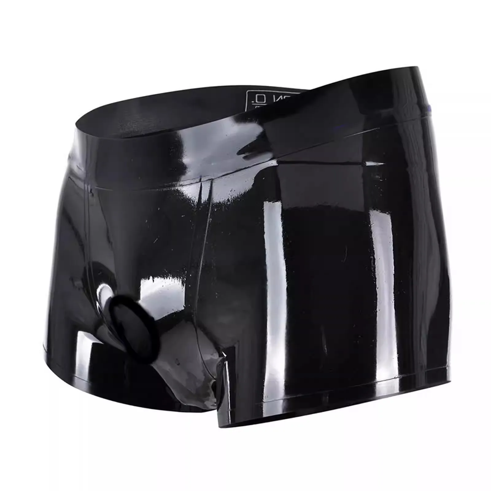 Herren-Latex-Shorts, Gummi-Panties mit Ringloch vorne, maßgeschneiderte Halloween-Cosplay-Kostüme