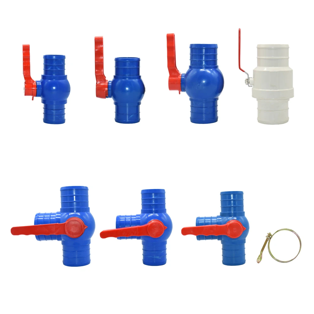 50/63/75/100mm Large Sprinkler Water Pipe Tee Quick Connector Water Belt 2/3-Way Water Splitter Coupling Farm Pipe Fittings