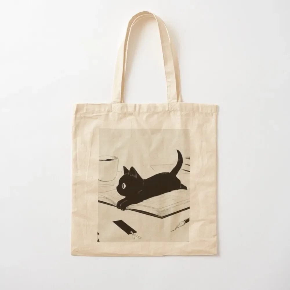 

Little Cat Tote Bag handbag reusable grocery bags Lady bag Tote Bag