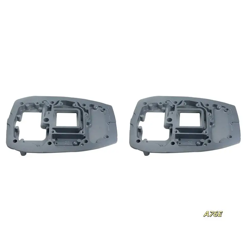 

2X 6B4-41137 Exhaust Duct Manifold Plate For Yamaha Outboard Engine 2 Stroke 15D 9.9HP 15HP 6B4-41137-00 6B4-41137-00-5B
