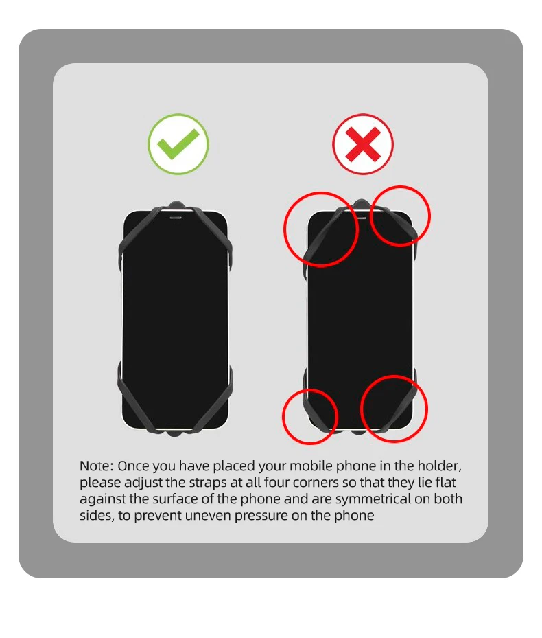 GUB P13 Handy-Fahrradhalterung, sichere Silikon-Halterung für Computer und Smartphone, kompatibel mit Garmin, Bryton, Wahoo – Detail 11