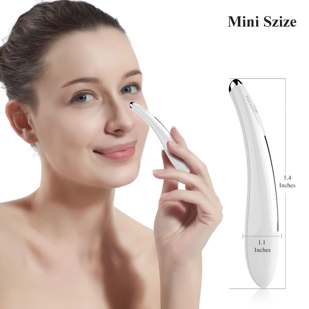 TOUCHBeauty Anti-Wrinkle+Electric Eye Massager Eye Skin Lift Anti Age Wrinkle Skin Care Tool Vibration 40℃ Hot Massage Relax Eye