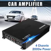 Car Amplifier 12V, Car 4-channel 2000W, Car Amplifier K-1500.4, Four Channel Amplifier