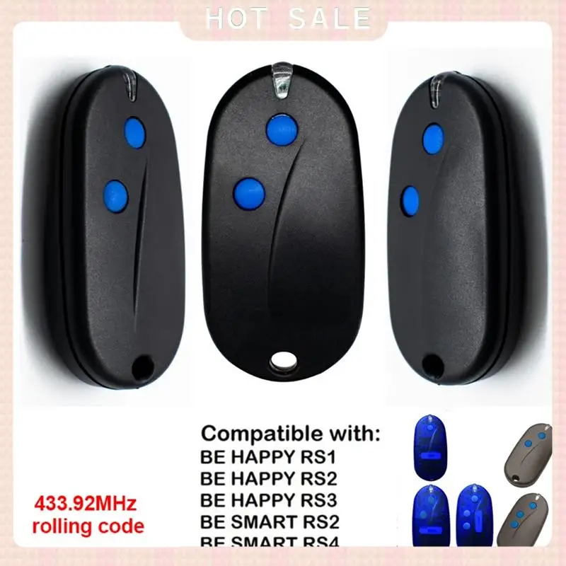 24-Hour Delivery Garage Door Remote Control(3PCS) For SEAV BE-HAPPY-RS2 RS1 RS3 BE-SMART-RS2 RS1 RS3 Transmitter 433.92Mhz Rolli