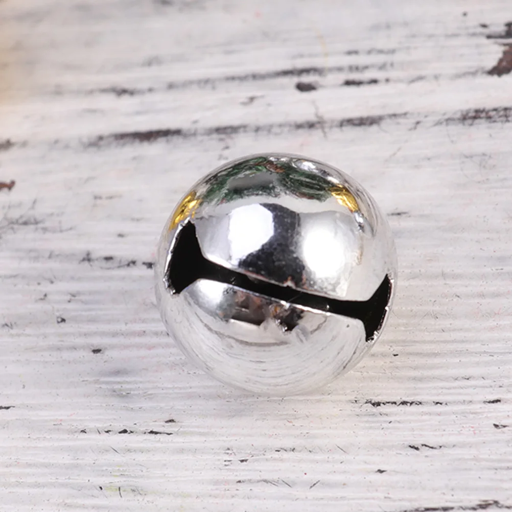 

10pcs Pet Small Bells Dog Collar Charm Pet Pendant Accessories for Cat Puppy Kitten (Silver, 18mm)