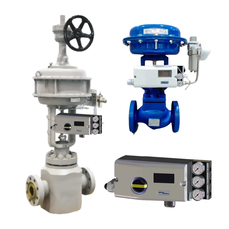 Chinese Control Valves With Spirax Sarco KE73 DN15 PN25 Pneumatic Control Valve SP7 Pro Valve Positioner Actuator PN9123E