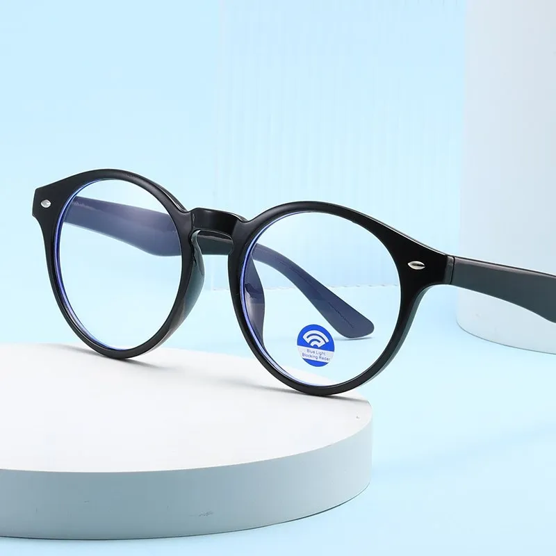 Anti Blue Light Reading Glasses For Women Men round Frame Computer EyeGlasses Anti-fatigue Female Eyewear Protect eyesight