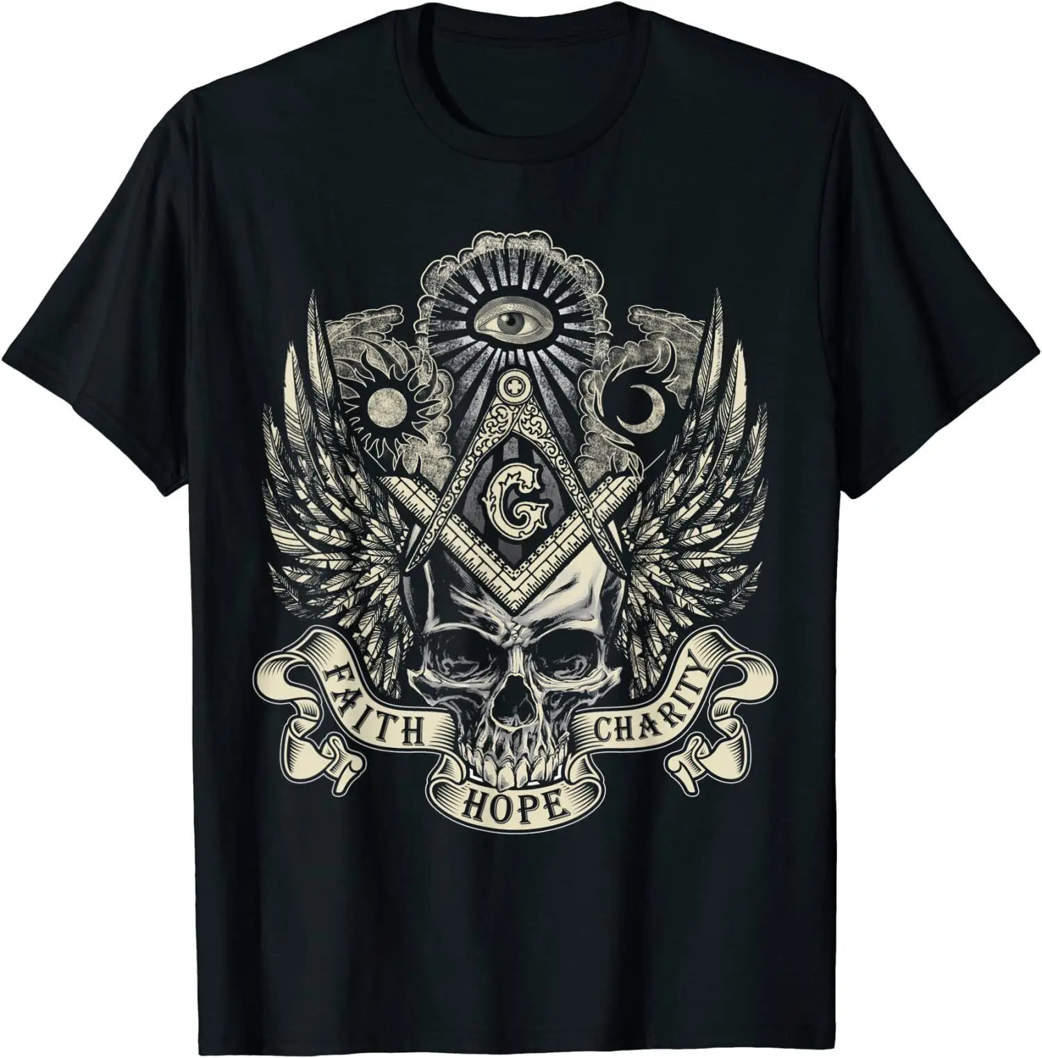 

NEW LIMITED Masonic Skull, Father's Day Great Gift Idea Premium T-Shirt S-3XL