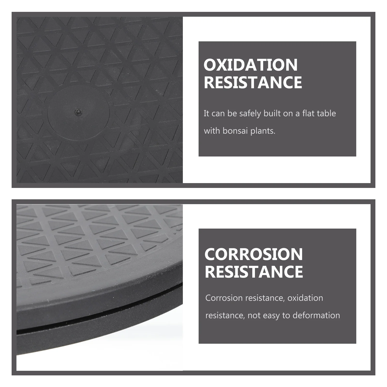 

Rotating Turntable Organizer 360 Degree Swivel Tray Plastic Turntable Base For Kitchen Cabinet Spices Bonsai Plants