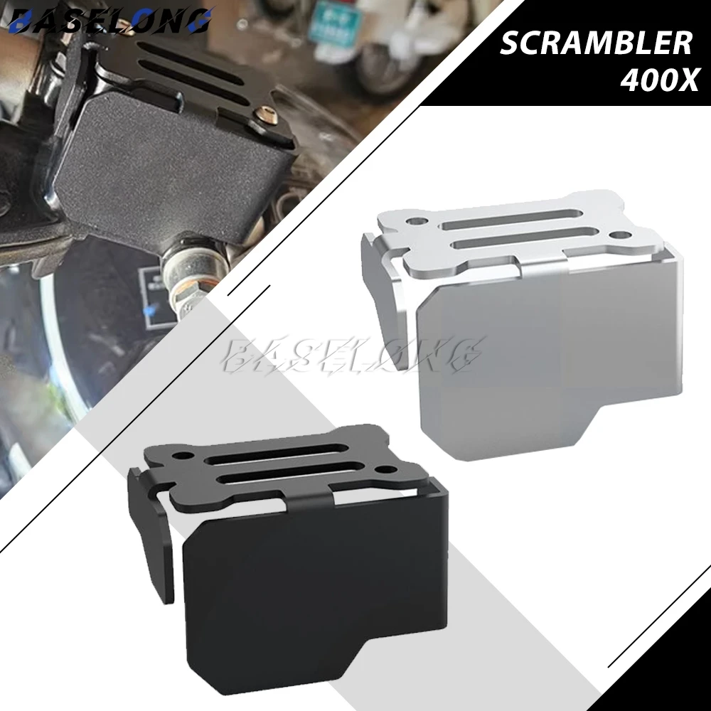 

Motorcycle Front Brake Fluid Reservoir Cover Guard For Speed400 Scrambler 400 X 2024 2025 2026 Speed 400 Scrambler 400X Parts