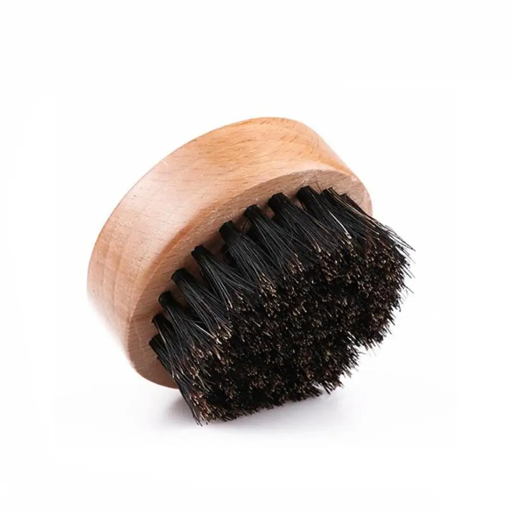 

Beard Brush Wooden Handle Premium Material Durable Long Term Small Portable Gift Beard Care Men Shaving Accessories Bristle Comb