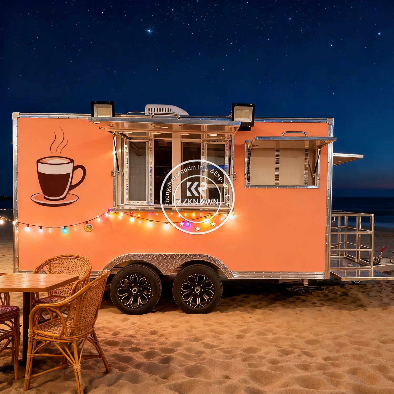 

Outdoor Street Mobile Coffee Ice Cream Cart Fast Food Vending Kiosk Trailer Mobile Restaurant Food Truck For Sale Usa