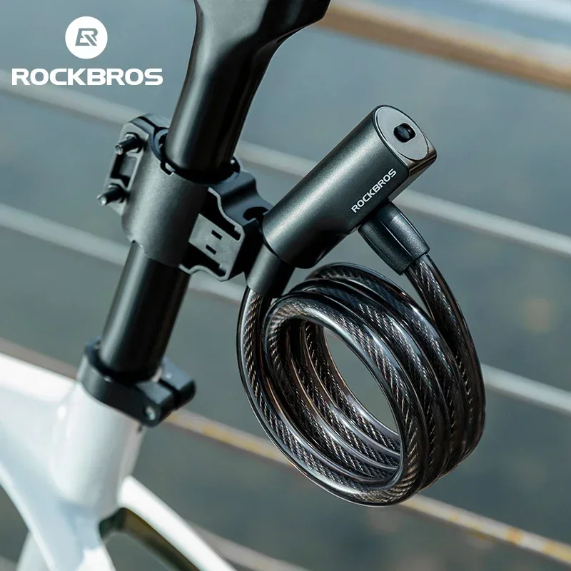 

ROCKBROS Zinc Alloy Bicycle Steel Cable Lock Anti-theft Portable Multi-purpose MTB Road Cycling Motorcycle Bike Accessories