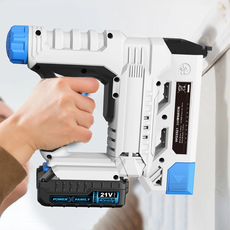 Imagem -06 - Recarregável Electric Nail Gun Nail Shooter Straight Door Nail Code Lítio F30 Carpintaria