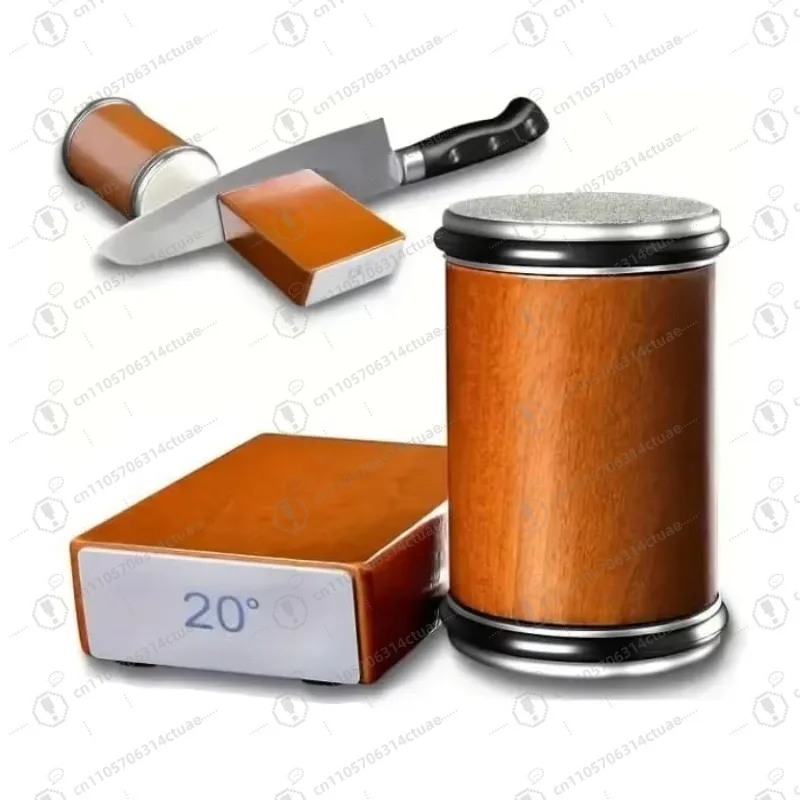 

1PC Professional Knife Sharpener Diamond & Ceramic Sharpening System Adjustable 15/20° Angle Guide for Kitchen Knives Home Use