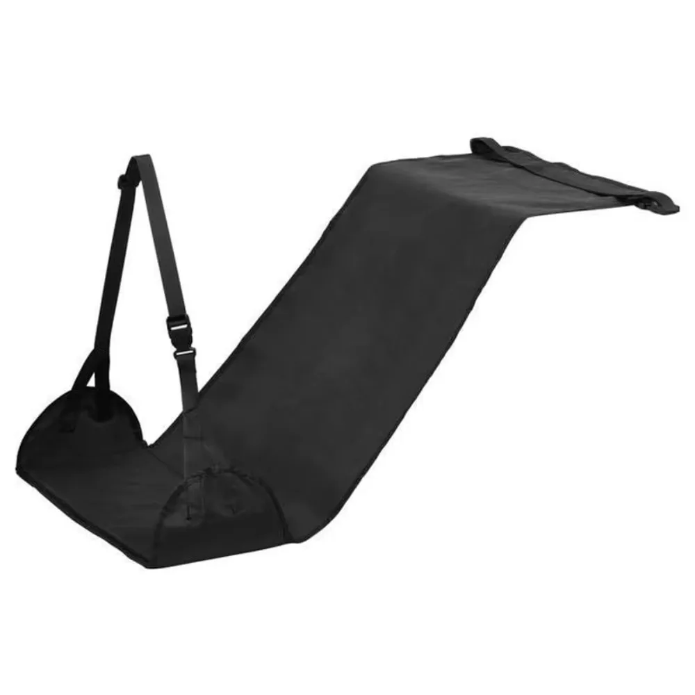 Nylon Airplane Foot Hammock Adjustable Strap Comfortable Travel Foot Rest Foldable Multipurpose Car Foot Sling Office