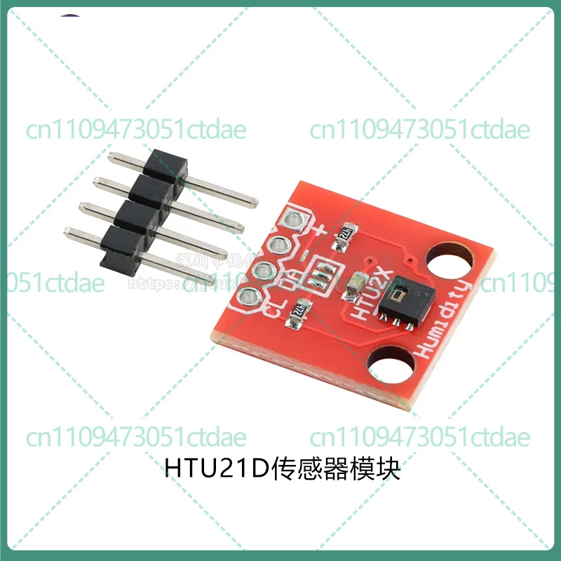 5-25pcs For HTU21D High Precision Digital Temperature Humidity Sensor Module I2C 1.5V-3.6V