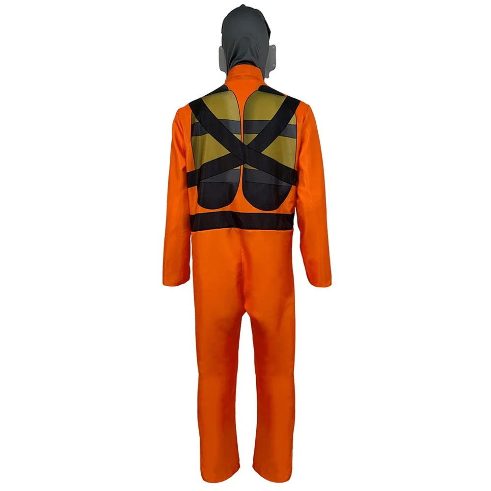 Costume de cosplay de jeu Lethal Company pour adultes, combinaison unisexe, uniforme de batterie, vêtements de fête d'Halloween, nouveau, 2024