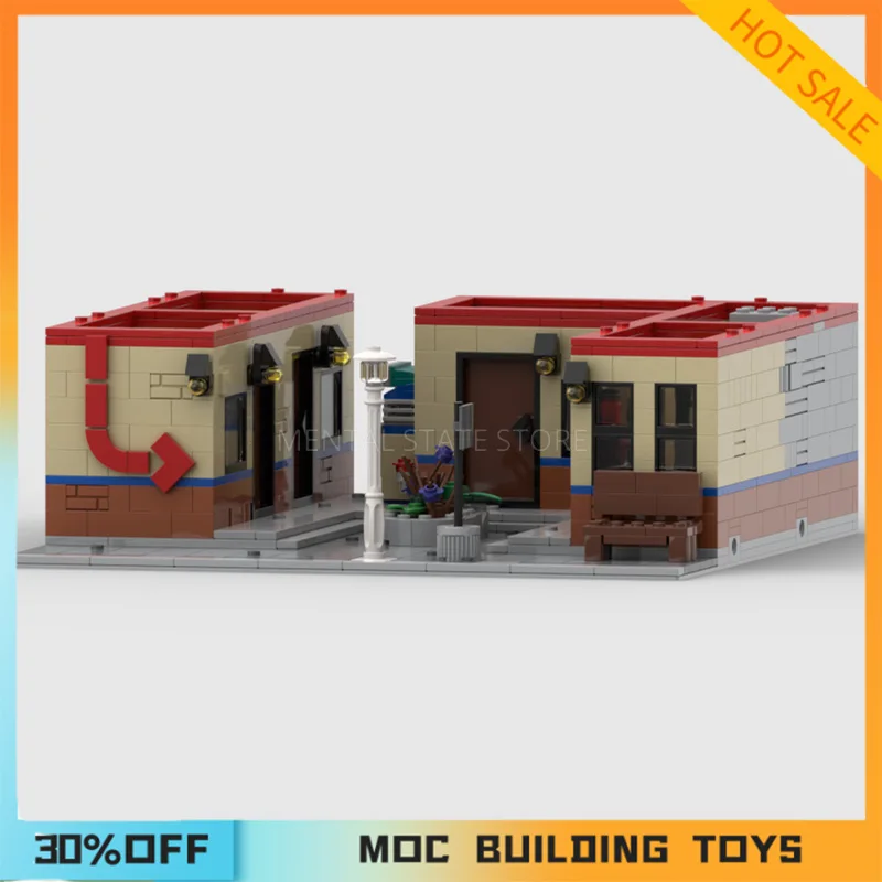 2583PCS Customized MOC Budget Motel Modular Building Blocks Technology Bricks DIY Creative Assembly Toys Holiday Gifts