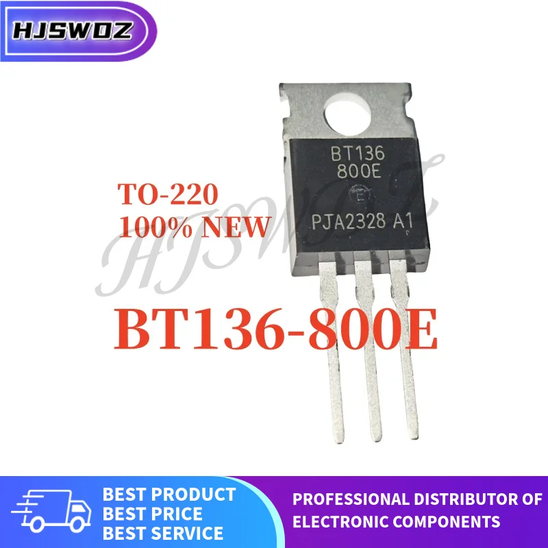 50PCS BT136-800E BT 136800 E BT136 800E TO-220 Bidirectional thyristor Brand New In Stock
