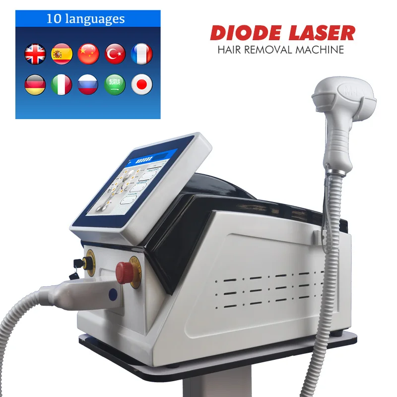2025 New Technology Painless Air Cooling Permanent Diode 808 Nano Hair Removal Laser Beauty Equipment