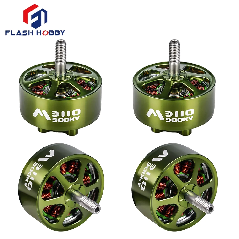 4 قطعة/الوحدة FlashHobby فلاش هواية Mars3110 M3110 3110 900KV 3-6S BLDC Outrunner موتور 5 مللي متر رمح لثابتة الجناح طائرة بدون طيار Fpv RC أجزاء