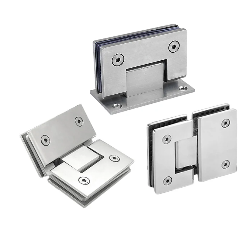 

90°/135°/180° Clip Home Easy Install Glass Clamp Door Cabinet Showcase Clip Glass Shower Cupboard Furniture Hinge Parts