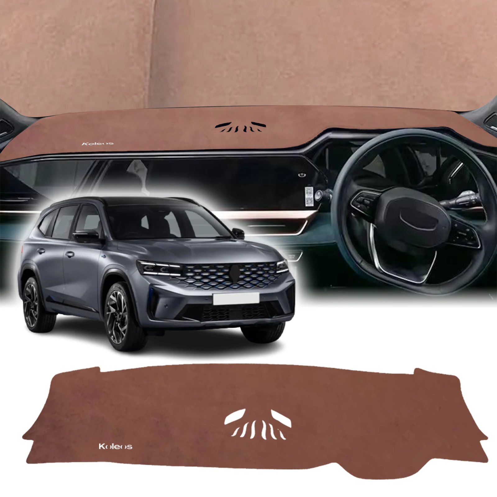 

fit for Renault Grand Koleos 2024 2025 2026 Car Accessories Dashmat DashMat Sunshade Dashboard Cover Pad Protective Carpet