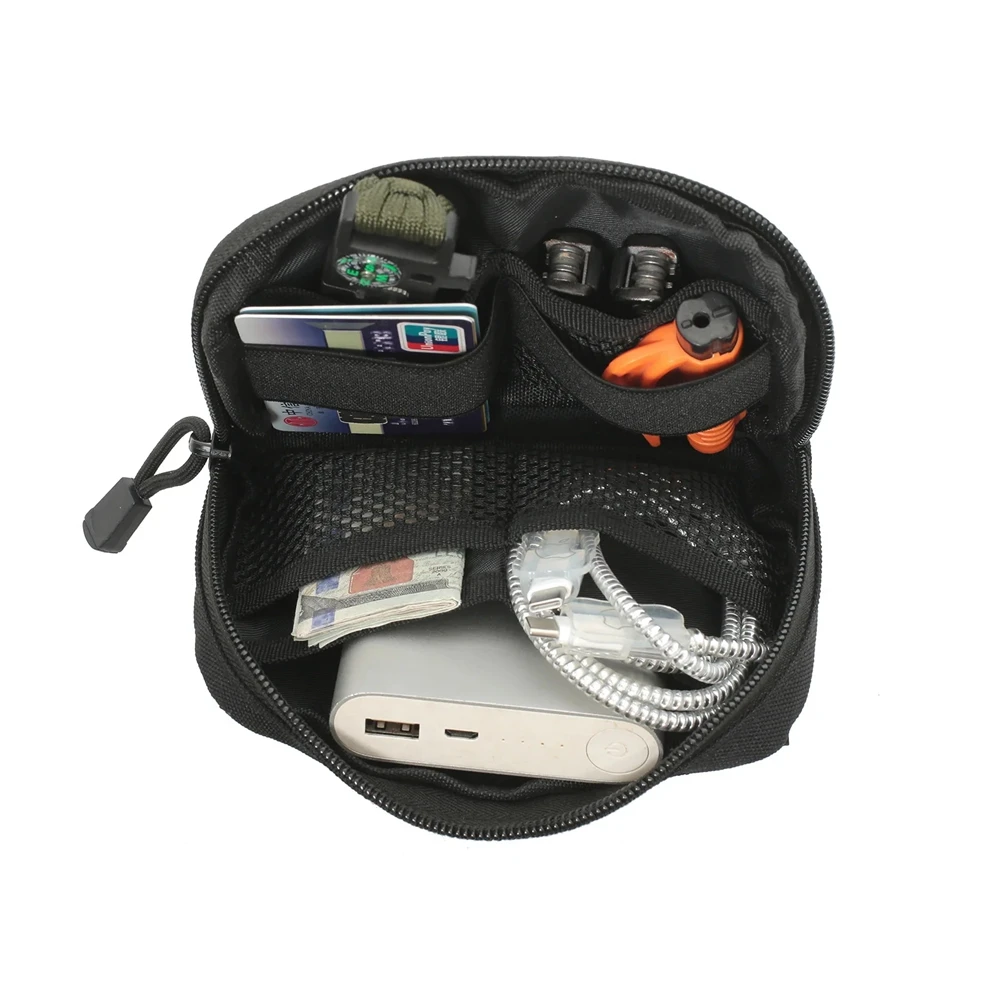 Outdoor Belt Waist Hunting Accessories Pack Emergency Carrying Kit Molle Camo Tactical Fanny Pack, Coins, Mobile Commuter Bag view 5