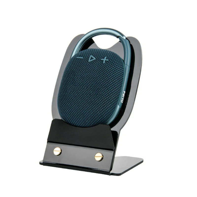 Support haut-parleur en acrylique pour Clip 4, support bureau, rangement antichoc