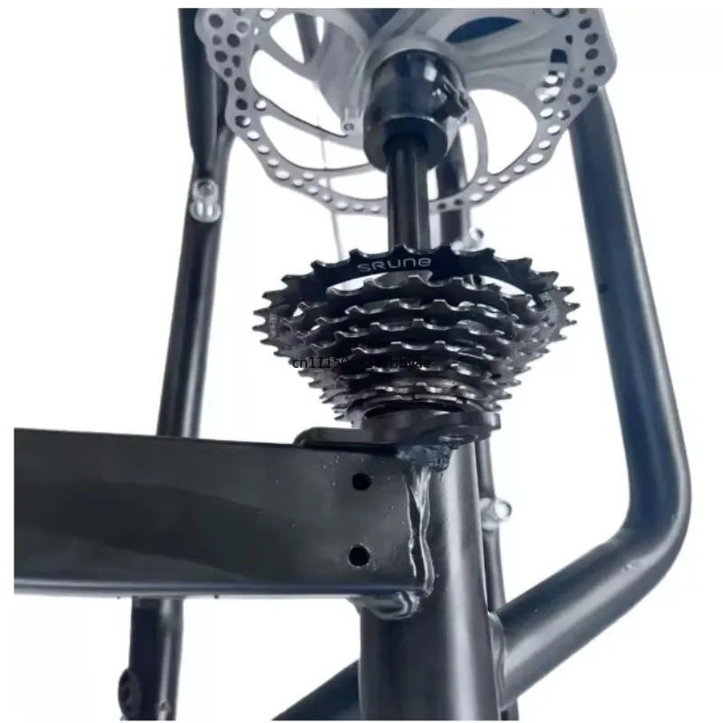 For 24 Inch Black Rear Axle Elderly Pedal Tricycle Replacement Spare Part Special Repair Accessory