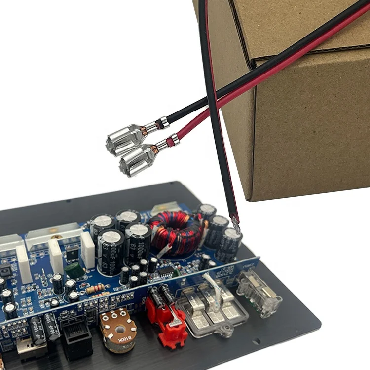 공장가 고품질 120W RMS 출력 12V 클래스 D o 앰프 보드 모노 채널 자동차 베이스 서브우퍼용 크로스오버 포함