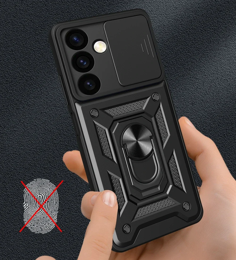 قذيفة مضادة للصدمات لسامسونج غالاكسي S24 ، غطاء حماية عدسة الشريحة جدا ، S23 Plus