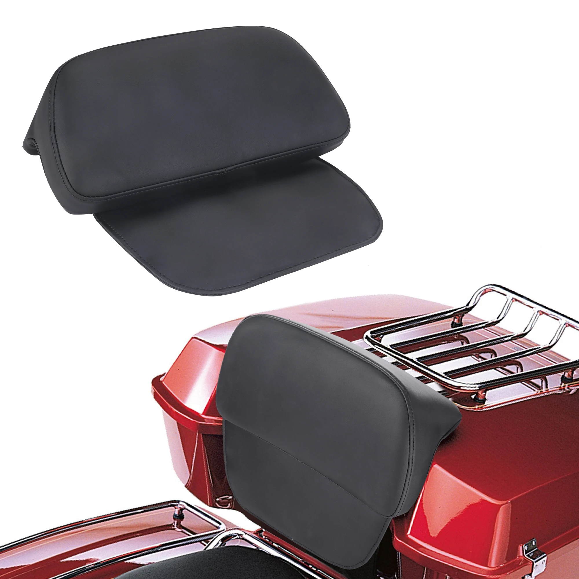 

Motorcycle Parts Tour Pack Backrest Pad For Harley 2014-2022 Touring Street Road Glide FLHR FLHTCU FLHX Trunk Rack Backrest Pad