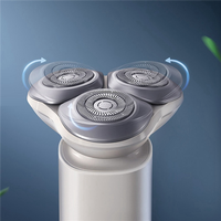 A84G-2X For Xiaomi Mijia S101 Electric Shavers Replace Blade Beard Trimmer Razor Hair Shaving Replacement Head-Blue+Silver