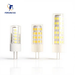 On Sale G4 LED Bulb 220V 4W 5W 7W SMD2835 Ceramic Lamp Replace 30W 40W 60W Halogen Light for Home Chandelier Lighting