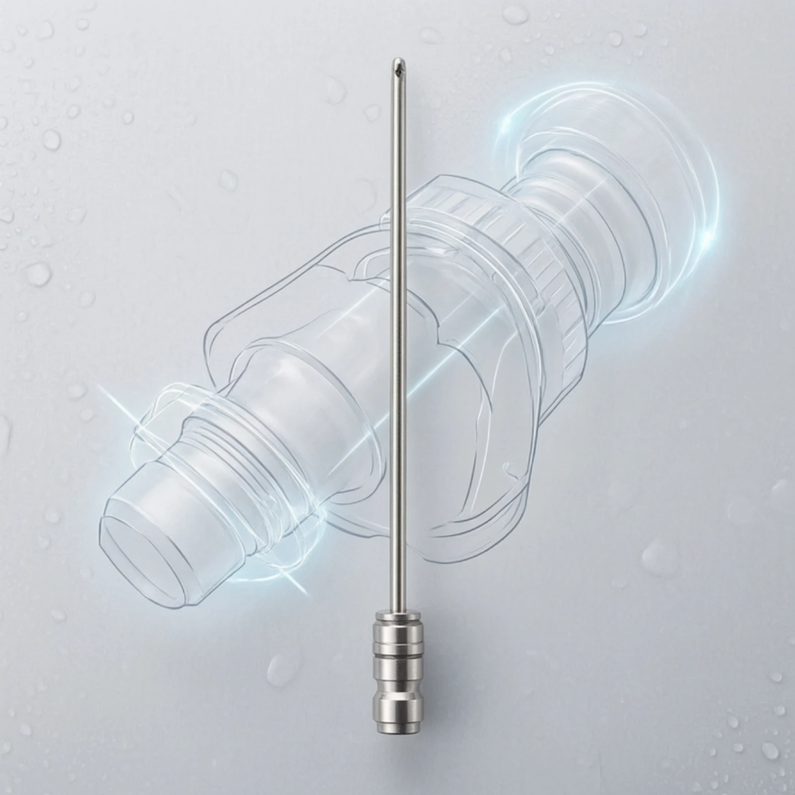 Spray Tube Nozzle Cylindrical Pressure Washer Attachment Crevice Cleaning Tool Rust-Resistant Hydro Jet Nozzle Universal