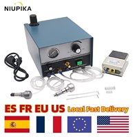 High Quality Pneumatic Engraving Machine 0-4000PRM Air Engraver Double Ended Graver Helper with Two Handpieces 110V/220V