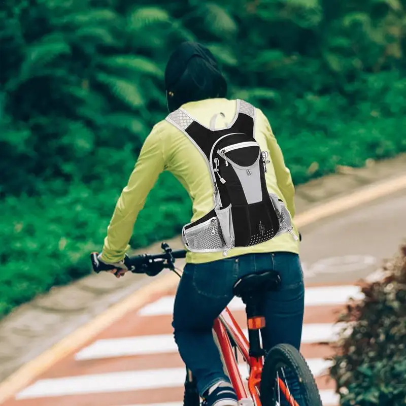 Mochila ligera de 12L para bicicleta, resistente a derrames, senderismo, Camping, esquí, correr, hombres, mujeres y adolescentes