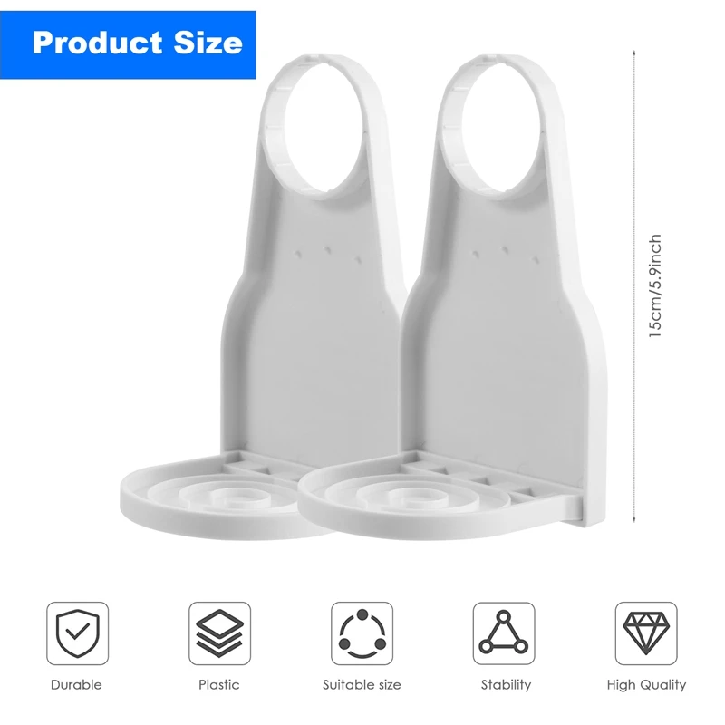 AGLH Подстаканник для стирального порошка, капельный уловитель для моющего средства, смягчитель ткани, лоток для жидкости, органайзер, капельный уловитель, 2 шт.