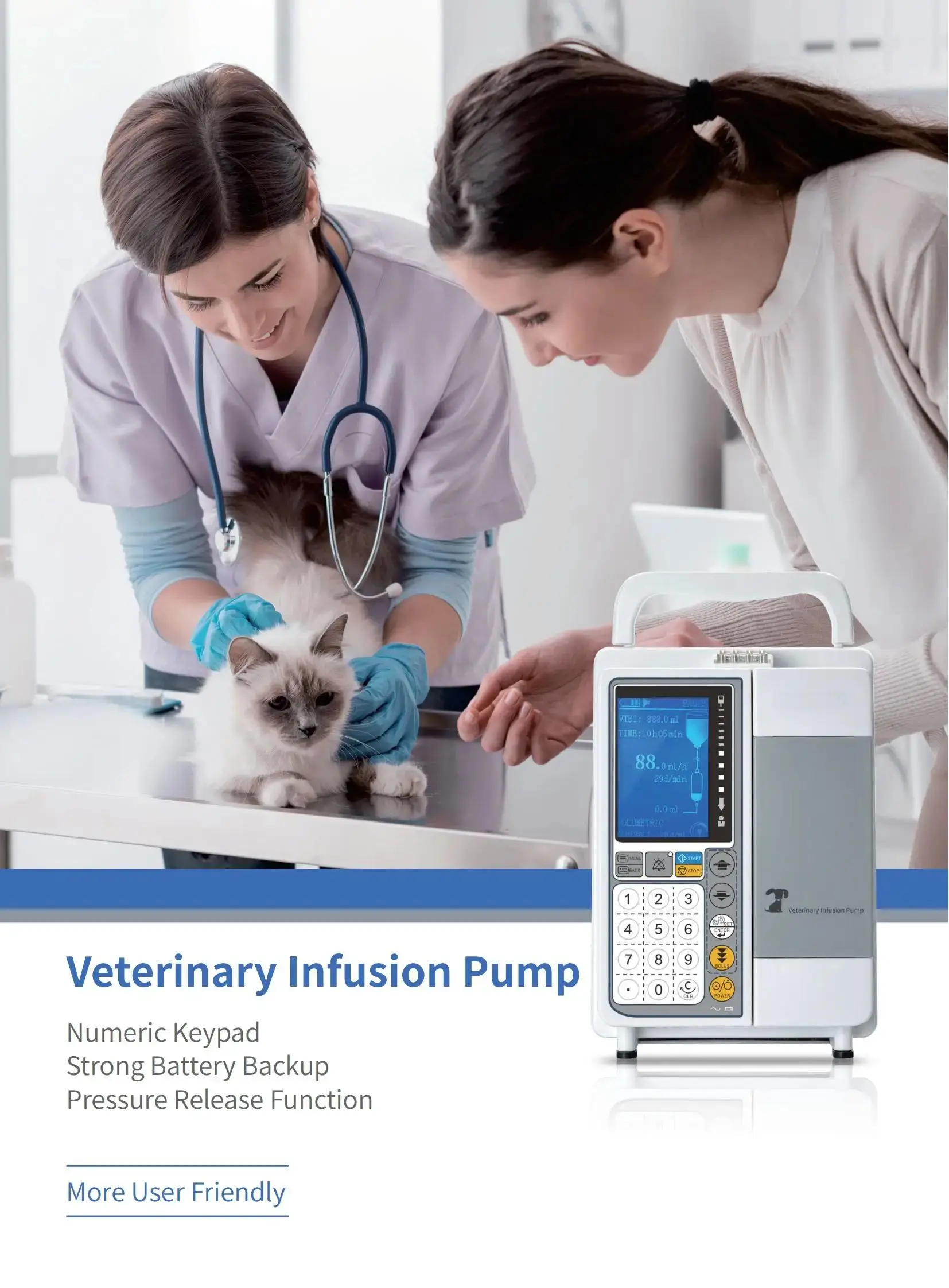 Human Or Pets Veterinary Animal Use battery Infusion Pump microfluidic Pump Microelectronic pump Door drip infusion injection