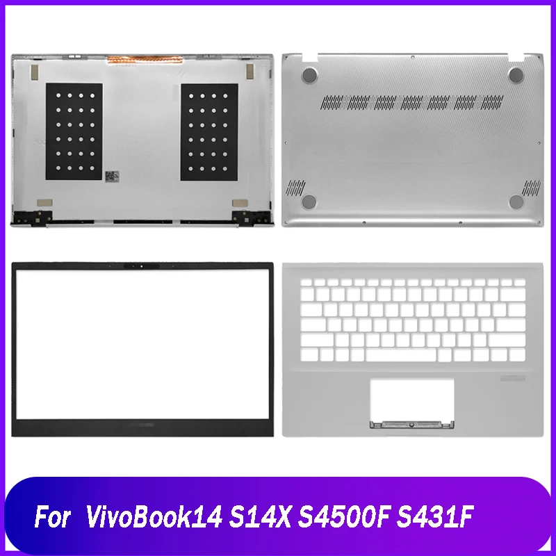 

NEW Rear Lid For Asus VivoBook14 S14X S4500F S431F Laptop LCD Back Top Cover Front Bezel Palmrest Upper Bottom Base Case Silver