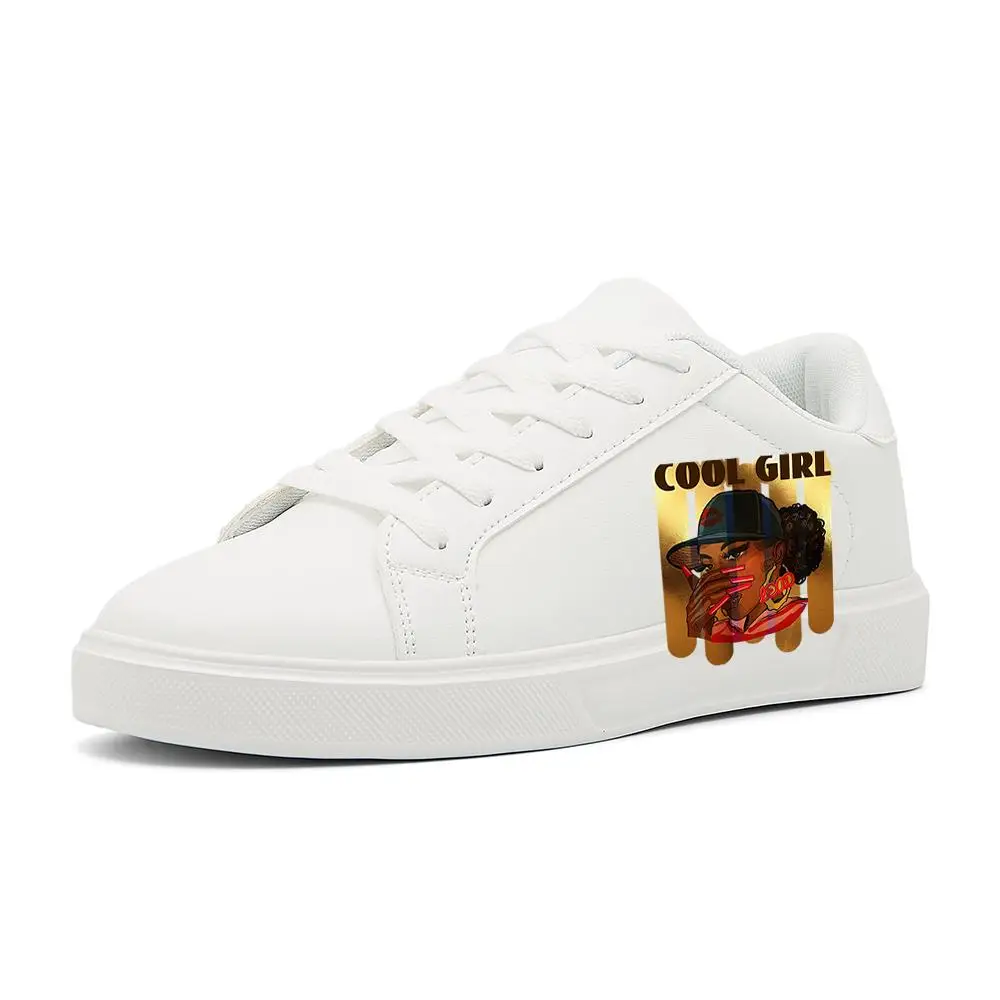 

Unisex White Sports Casual Sneakers: Non-Slip – Breathable Mesh, Cushioned for All Activities Spray paint graffiti white shoes