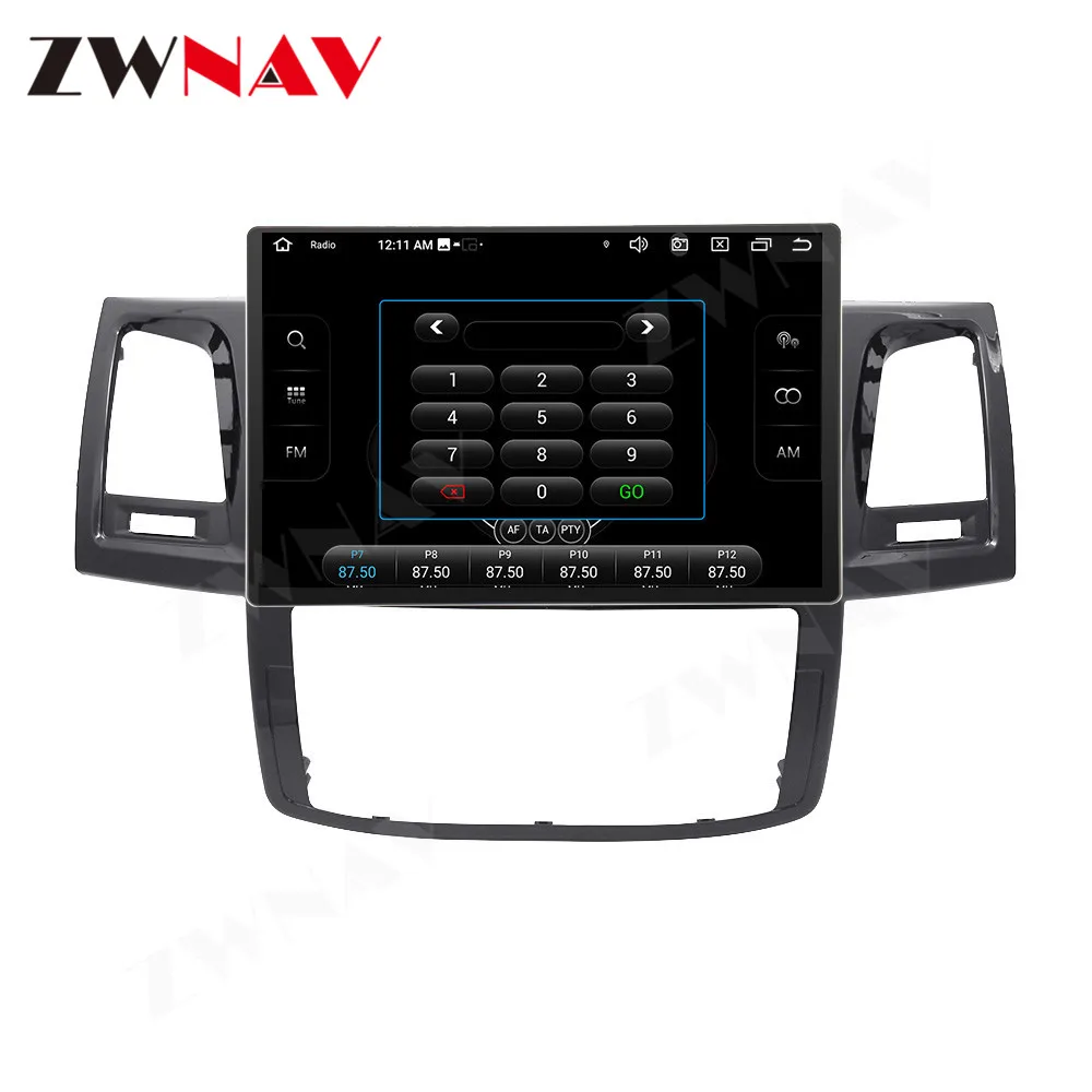 

13,3-дюймовый HD сенсорный экран для Toyota Hilux 2005-2014 Android13 GPS-навигация 4G WIFI Carplay Автомобильный мультимедийный плеер Головное устройство Авто